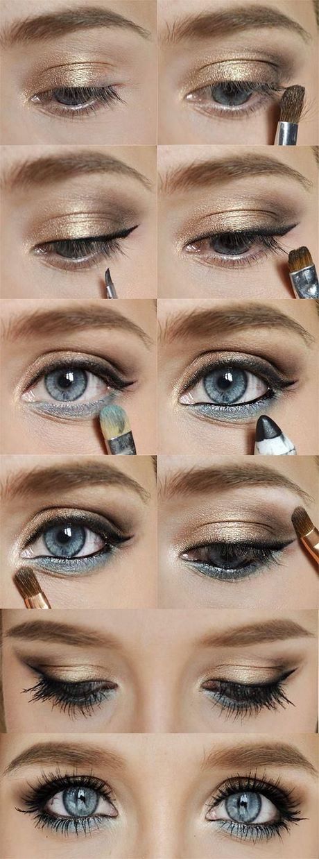 white-and-gold-makeup-tutorial-32_10 Wit en goud make-up tutorial