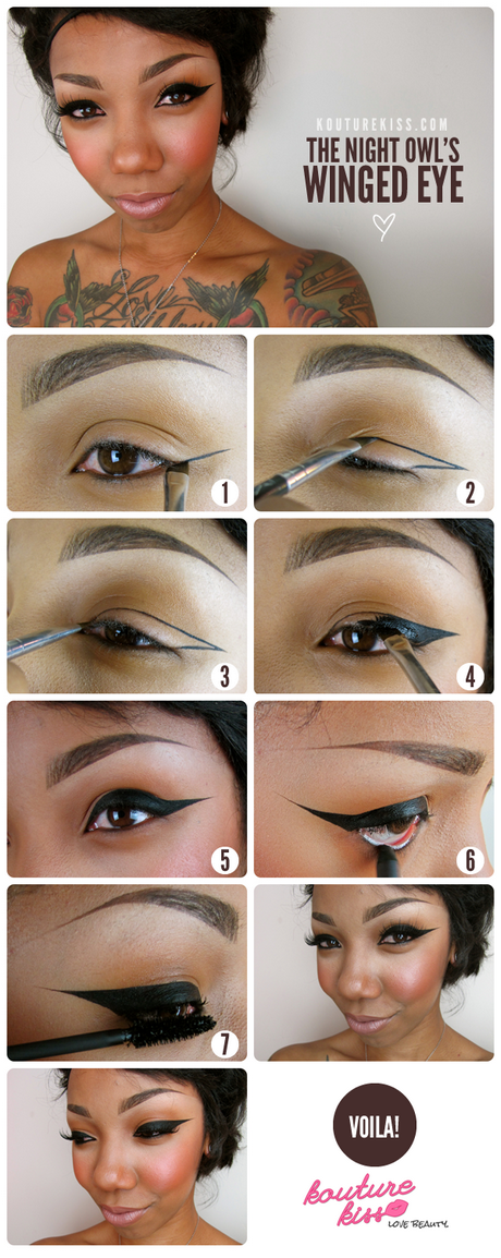 wing-eye-makeup-tutorial-gel-21_6 Wing eye make-up tutorial gel