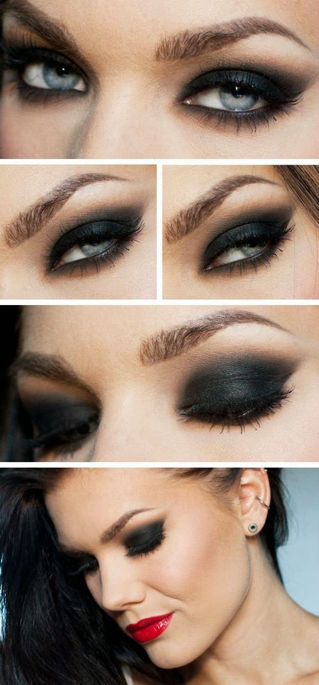 black-smokey-cat-eye-makeup-tutorial-79_13 Black smokey cat eye ' make-up tutorial