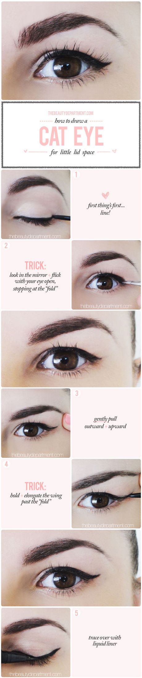 cat-eye-makeup-tutorial-for-small-eyes-17_10 Cat eye make-up tutorial voor kleine ogen