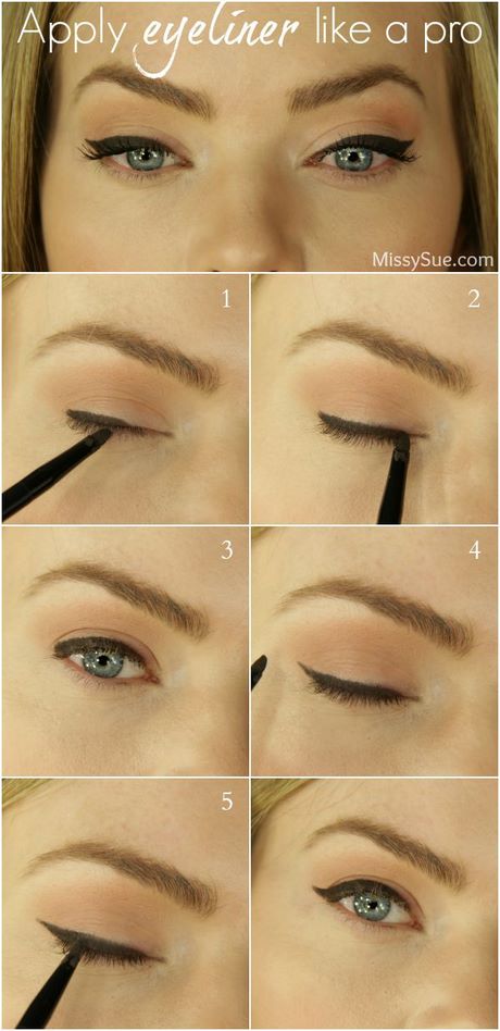 cat-eye-makeup-tutorial-gel-eyeliner-62_9 Kat oog make-up tutorial gel eyeliner