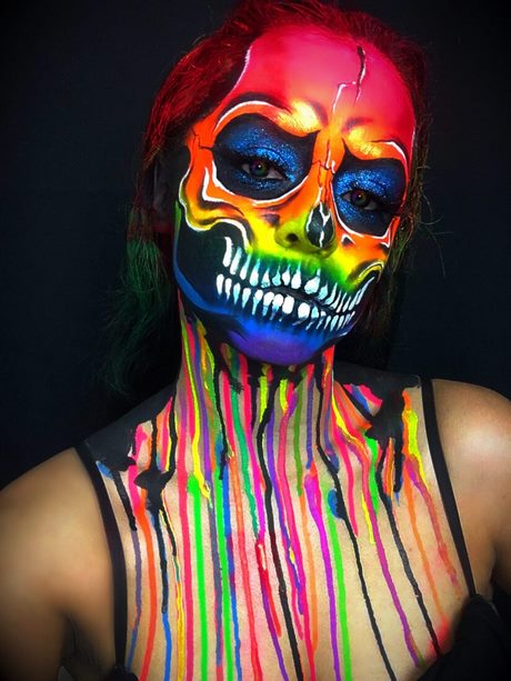 colorful-skeleton-makeup-tutorial-80_2 Kleurrijke skeleton make-up tutorial