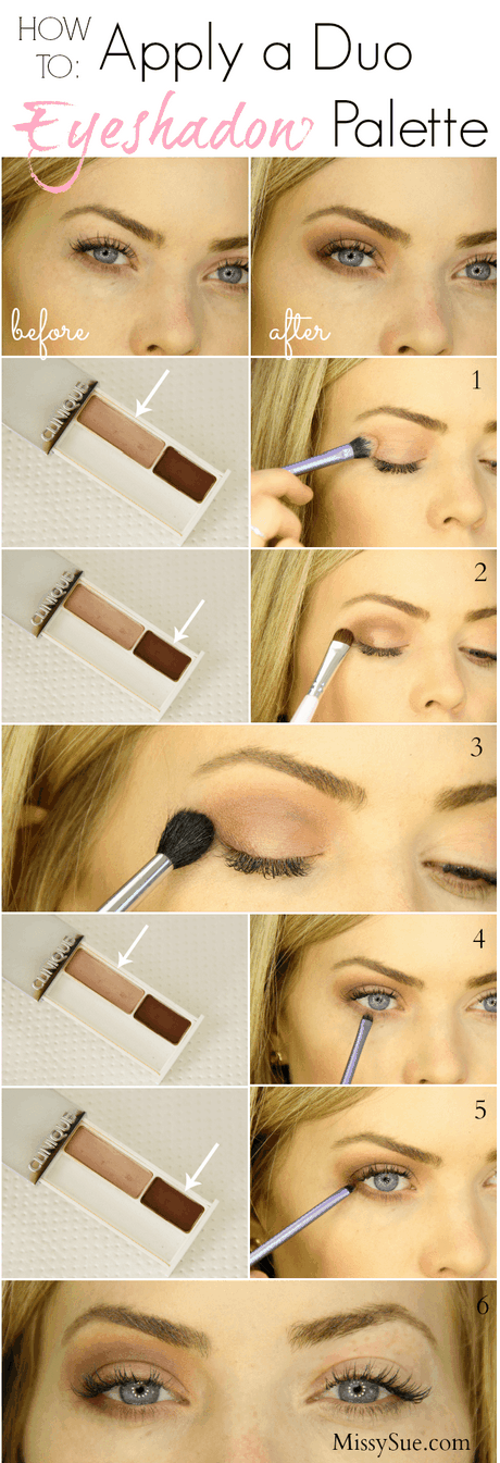 double-shade-eye-makeup-tutorial-73 Dubbele schaduw oog make-up tutorial