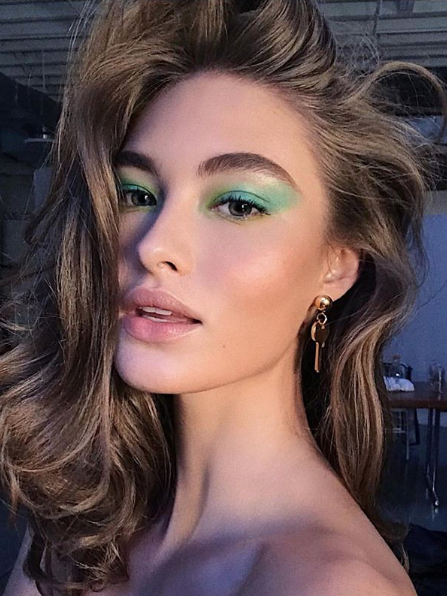 green-eyeshadow-makeup-tutorial-84 Groene oogschaduw make-up tutorial