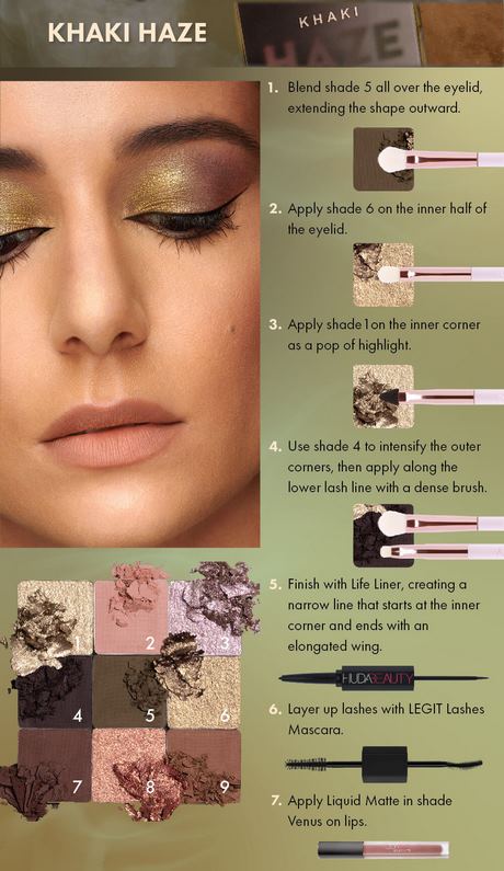 khaki-makeup-tutorial-85_17 Khaki make-up tutorial