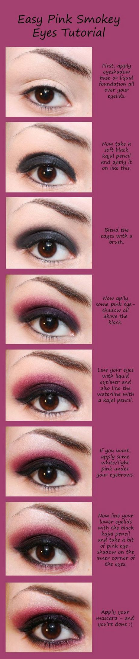 pink-black-eye-makeup-tutorial-27_10 Roze zwart oog make-up tutorial