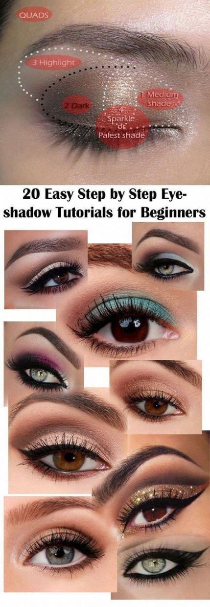 Roze zwart oog make-up tutorial