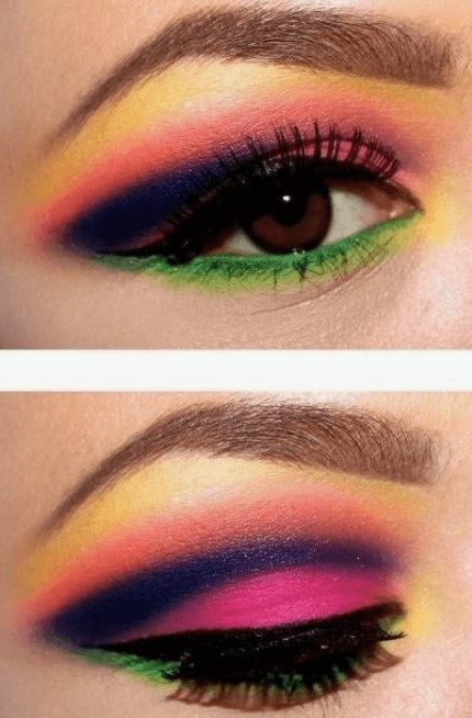 red-and-green-makeup-tutorial-91_15 Rode en groene make-up tutorial