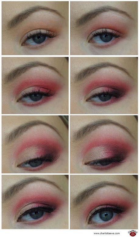 red-black-eye-makeup-tutorial-71_13 Rood zwart oog make-up tutorial