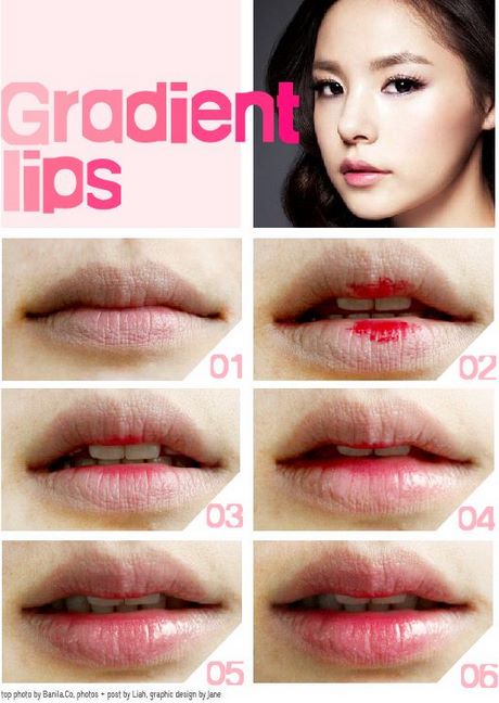 red-lips-makeup-tutorial-korean-16 Rode lippen make-up tutorial Koreaans