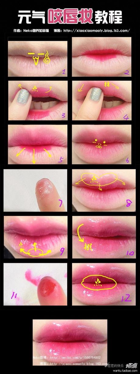 red-lips-makeup-tutorial-korean-16_12 Rode lippen make-up tutorial Koreaans