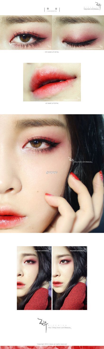 red-lips-makeup-tutorial-korean-16_13 Rode lippen make-up tutorial Koreaans