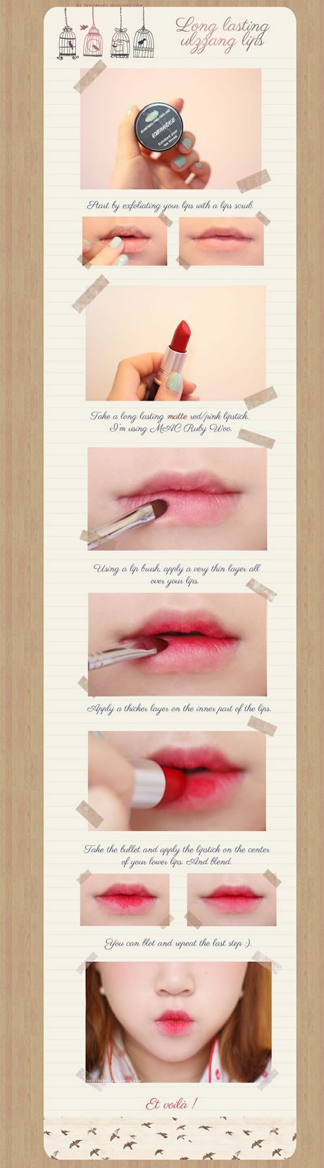 red-lips-makeup-tutorial-korean-16_15 Rode lippen make-up tutorial Koreaans