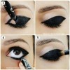 Black eyeshadow make-up tutorial