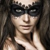 Black lace mask make-up tutorial