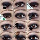 Black smokey eye make-up tutorial stap-voor-stap