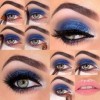Blue / black smokey eye make-up tutorial