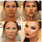 Contour make-up tutorial kim kardashian
