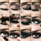 Dark smokey eye make-up tutorial