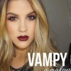 Dark vampy make-up les