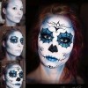 Dag van de dode make-up tutorial vrouwen