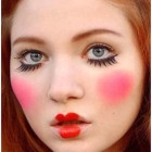 Poppengezicht make-up tutorial