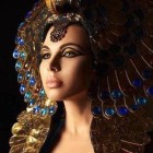 Egyptische koningin make-up tutorial diy hoofdtooi