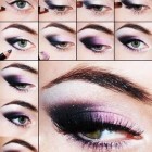 Glamoureuze purple smokey eye make-up tutorial