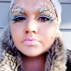 Ice princess make-up les