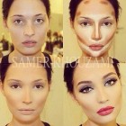 Make-up les voor en na