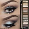 Make-up tutorial silver smokey eyes