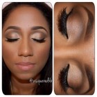 Natuurlijke make-up les voor bruine ogen zwarte vrouwen
