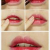 Natural red lip make-up tutorial