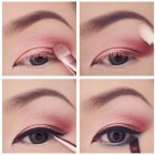 Roze oog make-up stap voor stap