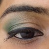 Eenvoudige groene oog make-up tutorial