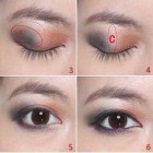 Smokey eyes make-up les voor Aziatisch