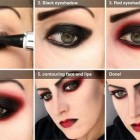 Stap voor stap vampier make-up
