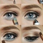 Victorias geheime make-up les voor blauwe ogen