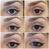 Gevleugelde oog make-up tutorial Gel eyeliner