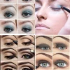 Blauwe smokey eye make-up tutorial