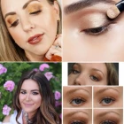 Bronze eye make-up tutorial