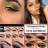 Oog make-up tutorial bruine ogen