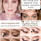 Hooded eye make-up tutorials