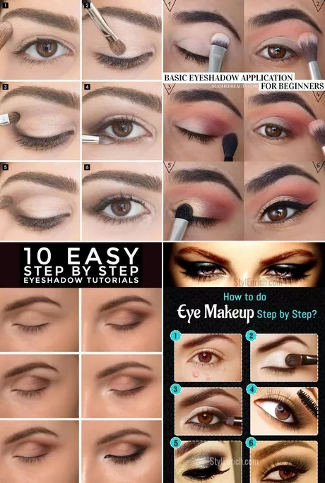 Eenvoudige oog make-up stap voor stap