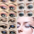 Smokey blue eye Make-up tutorial