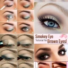 Smokey eye make-up voor groene ogen tutorial
