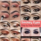 Stap voor stap oog make-up tutorial