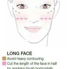 Make-up tips voor lange gezichten