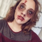 Zombie halloween make-up tutorials