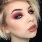 Zwart en rood make-up tutorial